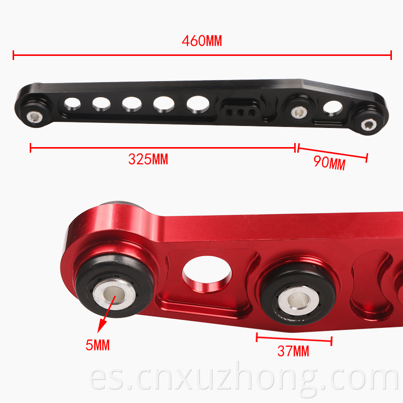 Armas de control inferiores traseros de carreras para 96-00 Civic Ek